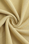 SWAYING/KNIT bat sleeves back slit dress SW24SS2L22 Turmeric PS70